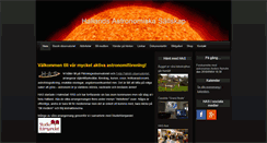 Desktop Screenshot of hastro.se